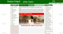 Desktop Screenshot of padgettspine.co.uk